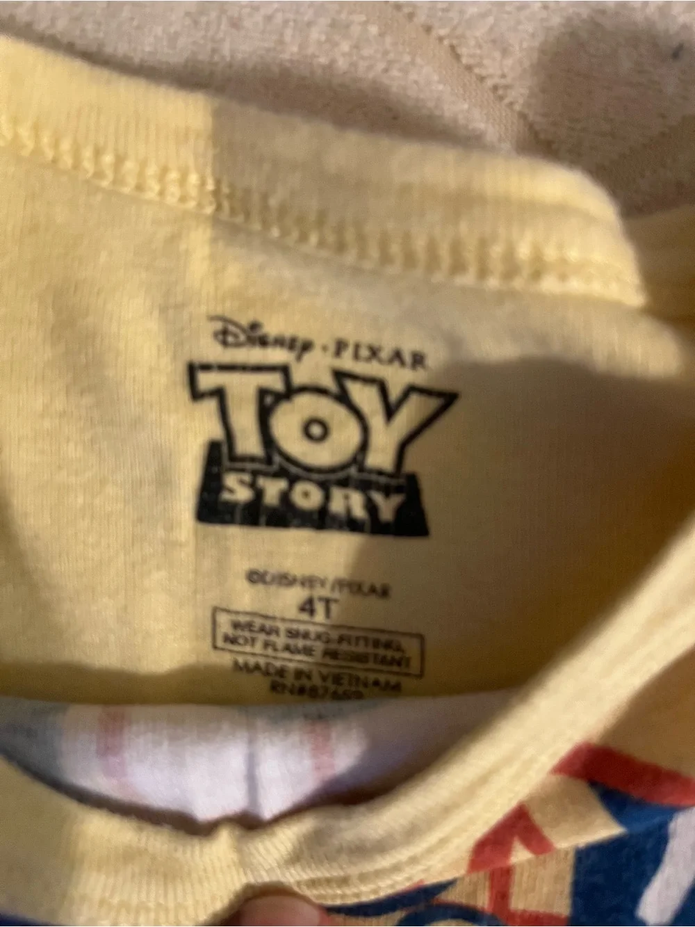 Disney Toy Story Woody Character Pajama Set